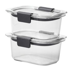 2 Pack 1.3 Cup Stain-Proof Food Storage Container, Set of 2