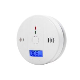 1-6Pcs CO Sensor Carbon Monoxide Detector Sound Independent CO Poisoning Warning Alarm Detectors Meter Kitchen Fireplace Indoor (Ships From: CN, Color: 1pcs)